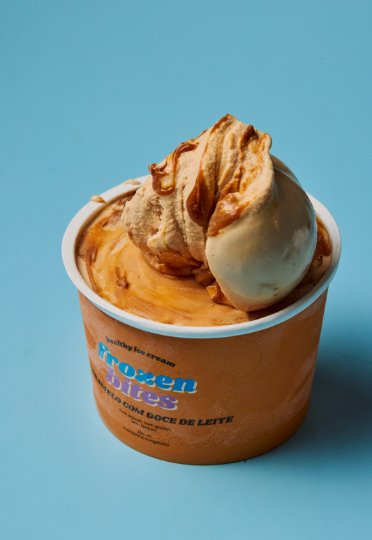Gelato Caramelo com Doce de Leite